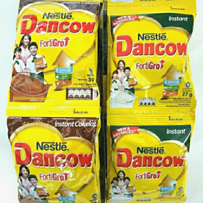 

Dancow Susu Bubuk Nestle Fortigro 27G 1 Renceng Isi 10 Sachet