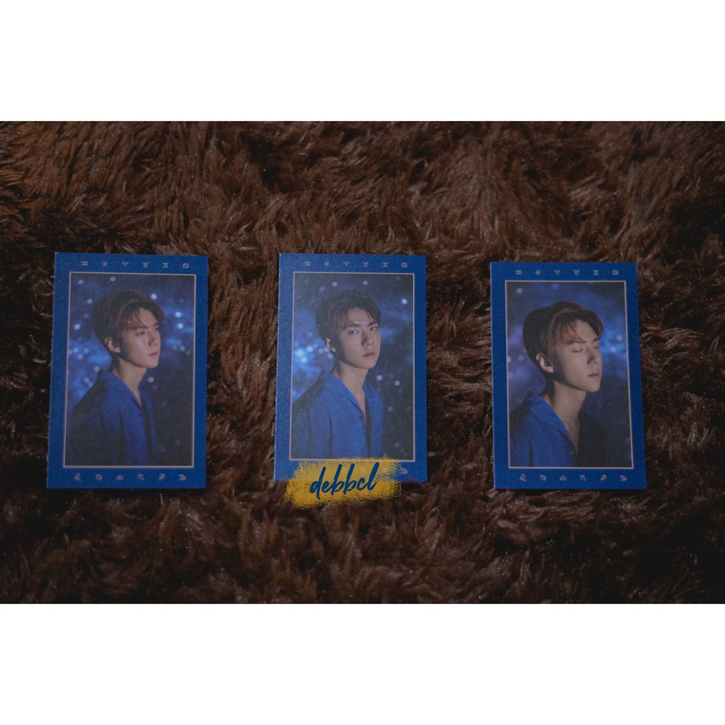 EXO SEHUN SEASON’S GREETING 2019 FORTUNE CARD