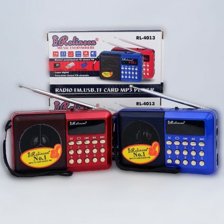 Speaker Radio Mini Portable Rolinson RL-4013 USB Mp3 TF Card Original