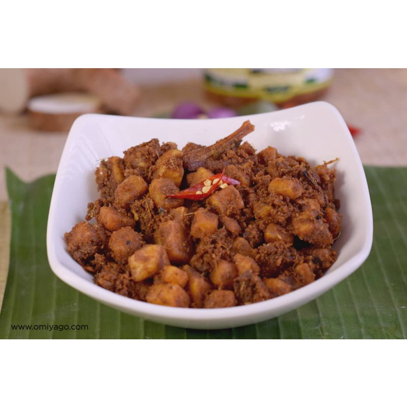 

Rendang Erlis bahan dasar Ubi,daging & kentang