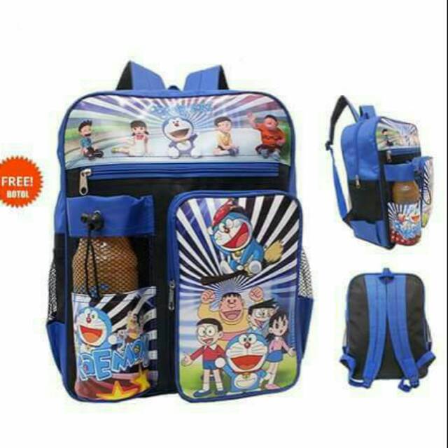 Tas doraemon gratis botol minum