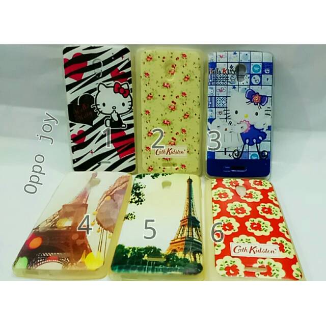 Softcase super Hello Kitty Dan Paris oppo joy