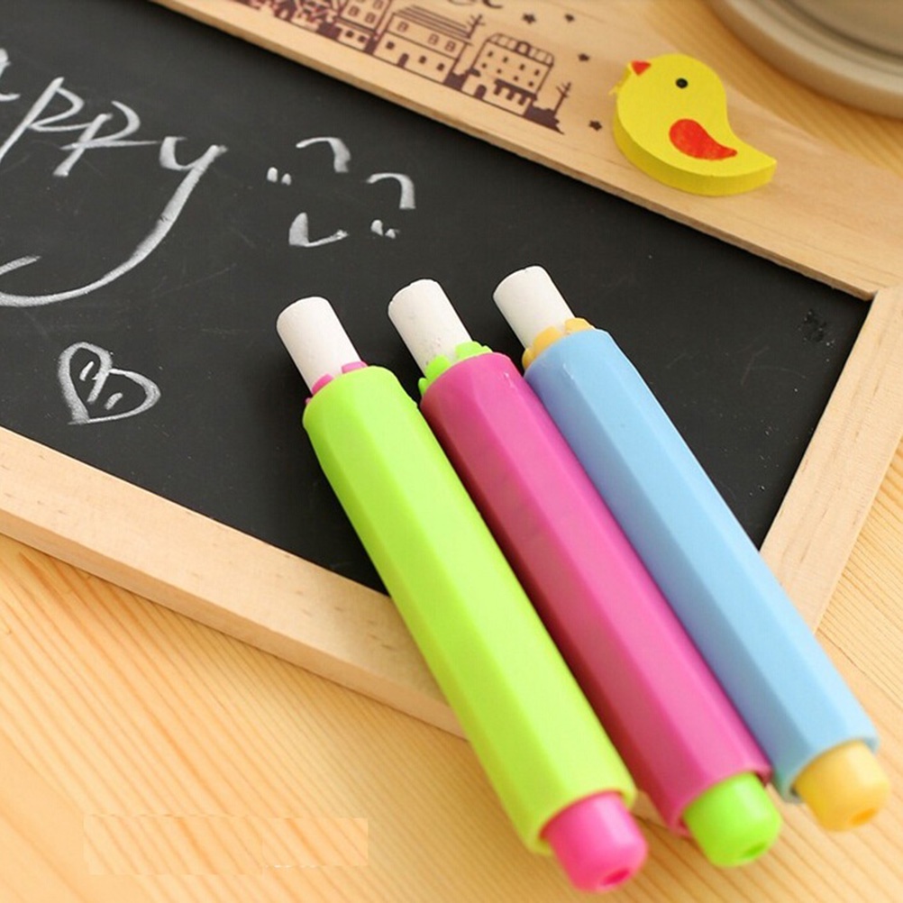 {LUCKID}1Pc Chalk Holders Teaching Hold For Teacher Children Home Education On Board