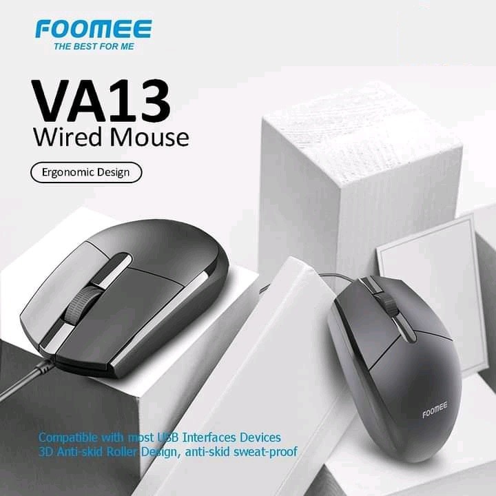 Wired Mouse FOOMEE VA13 Optical Mouse 1200 DPI Kabel 170cm