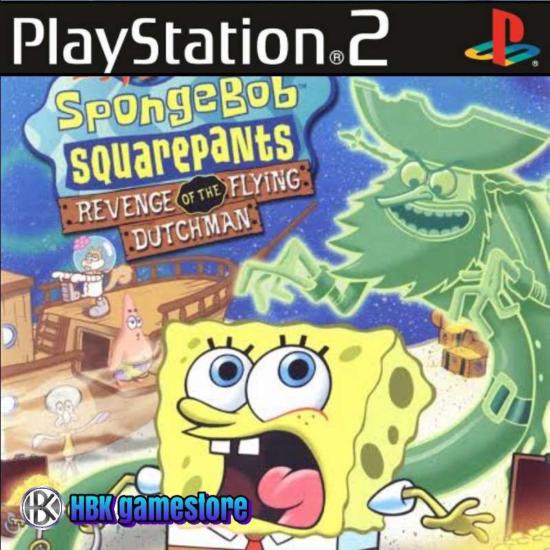DVD Kaset PS2 Spongebob Squarepants Revenge Of The Flying Dutchman