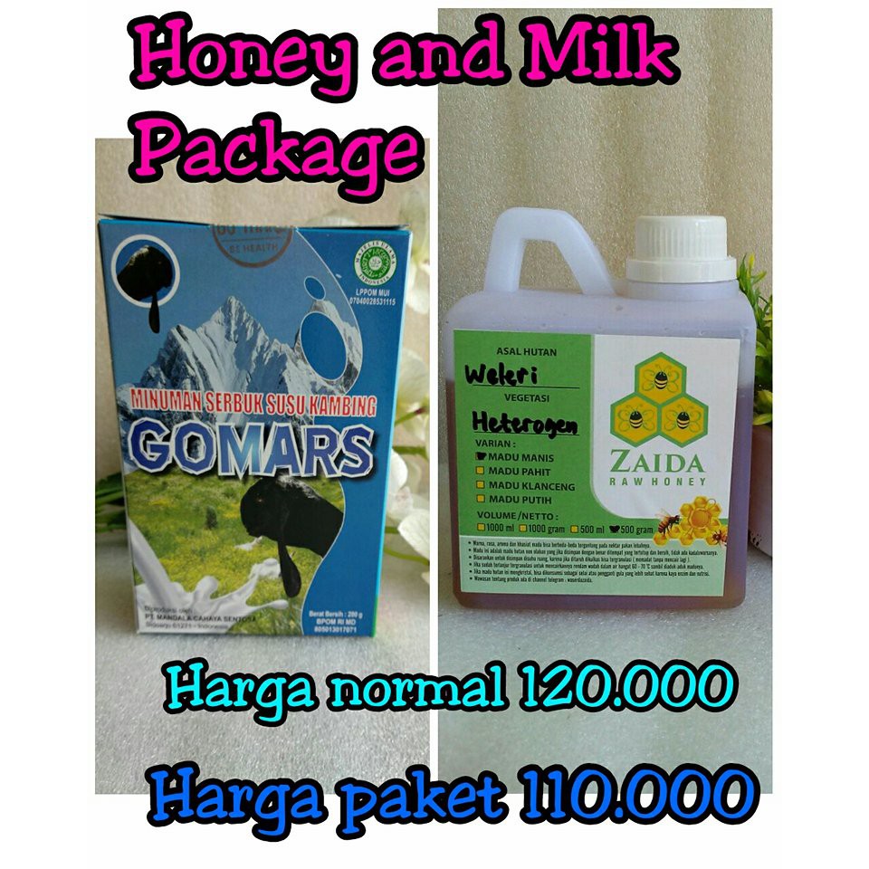 

Paket Madu dan Susu