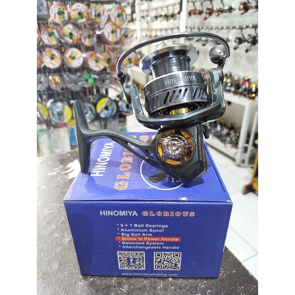 reel hinomiya glorius 3000 power handle