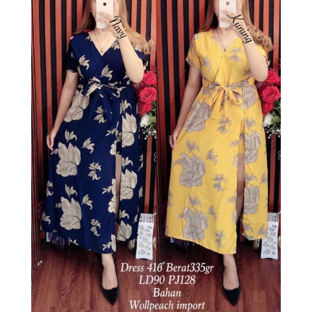 DRESS 416 PREMIUM WOLLPEACH