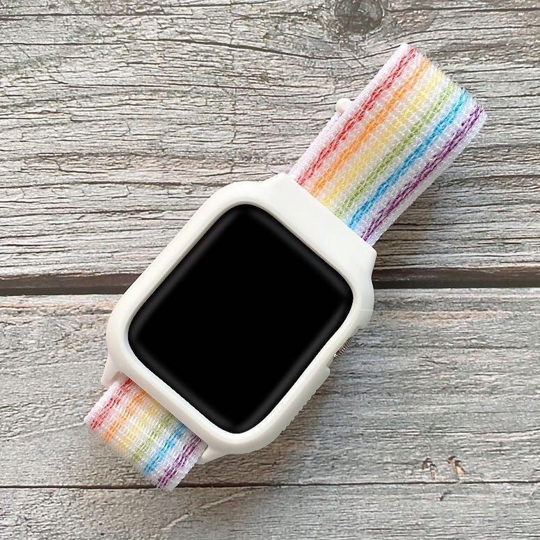 ☊Best Product Tali + Casing Bumper T500 T500+ T55 oppo watch IWO Apple Watch SmartWatch T50 W26 F10