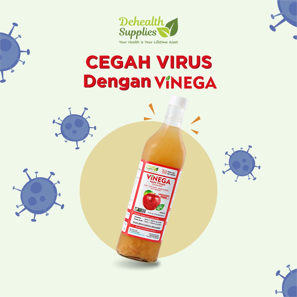 

Cuka apel DeHealthSupplies 650ml
