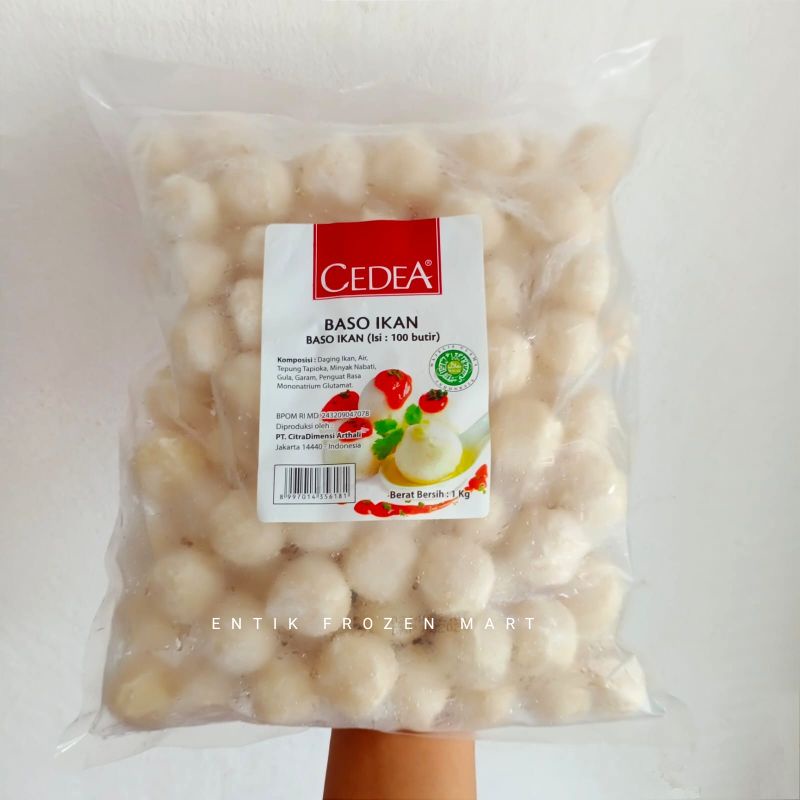 Jual Cedea Baso Ikan 1kg 100 Pcs Shopee Indonesia