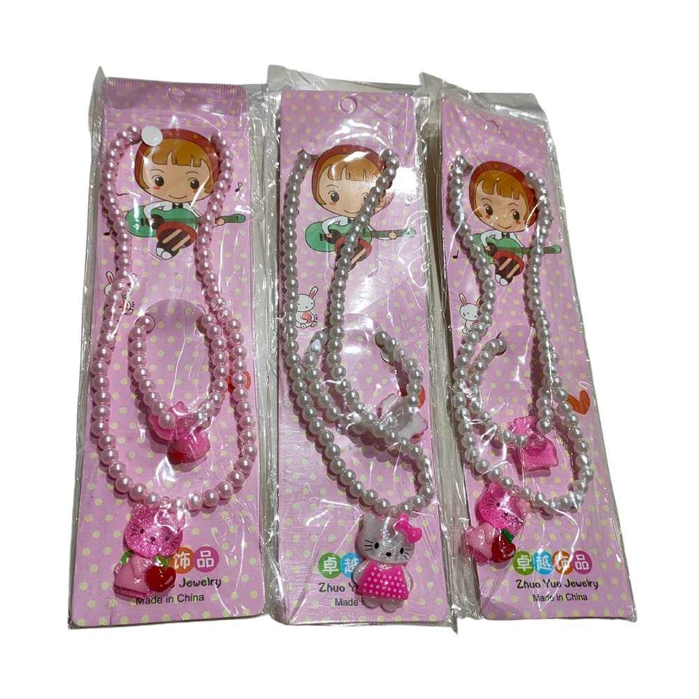 Kalung Set Anak Mutiara (Kalung+Gelang)