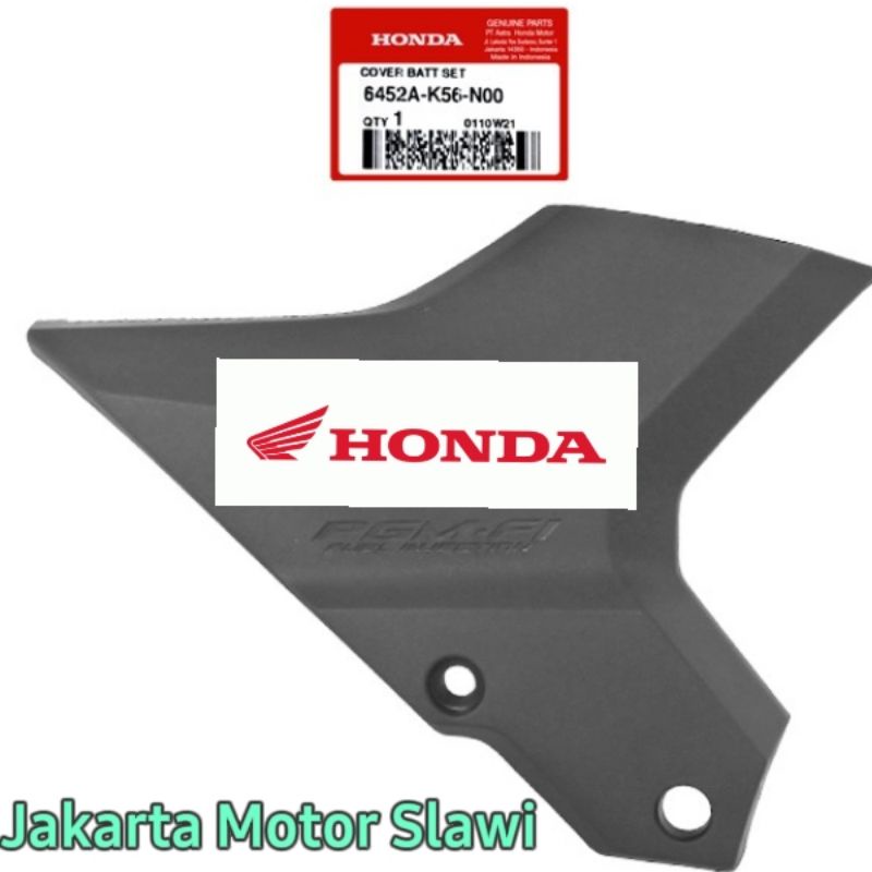 6452A-K56-N00 cover tutup baterai ckver battery set tutup accu sonic 150r ori Honda