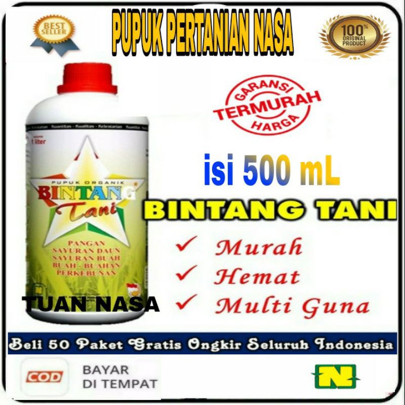 COD - BINTANG TANI NASA PUPUK PERTANIAN CAIR - PUPUK ORGANIK NASA - PUPUK PADI