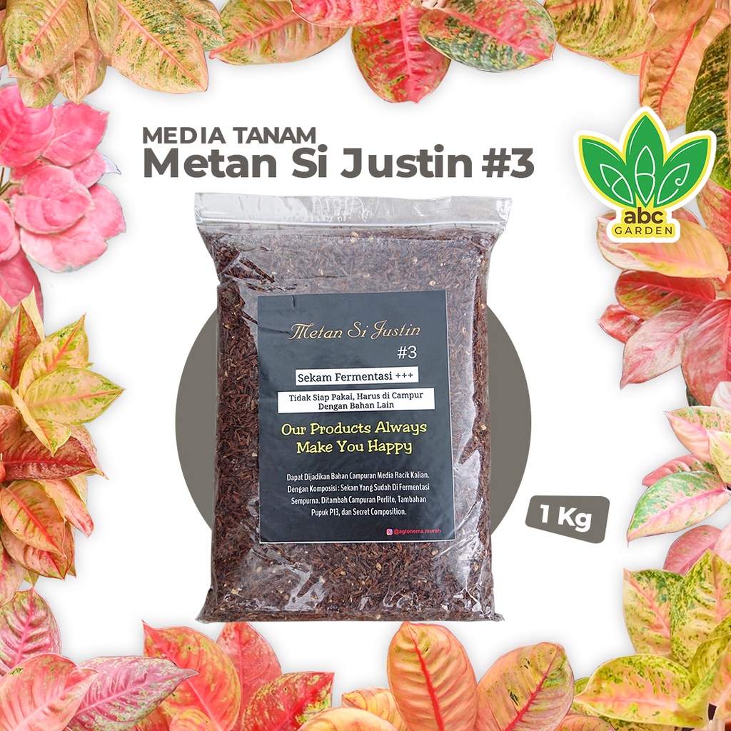 [1kg] Media Tanam Sekam Fermentasi Om Justin - Metan Si Justin #3