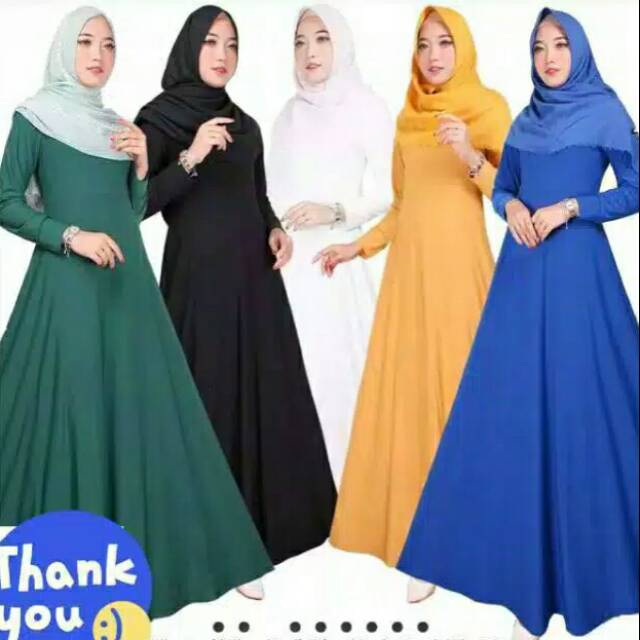 jersey/gamis/gamis jersey polos jumbo/jersey murah