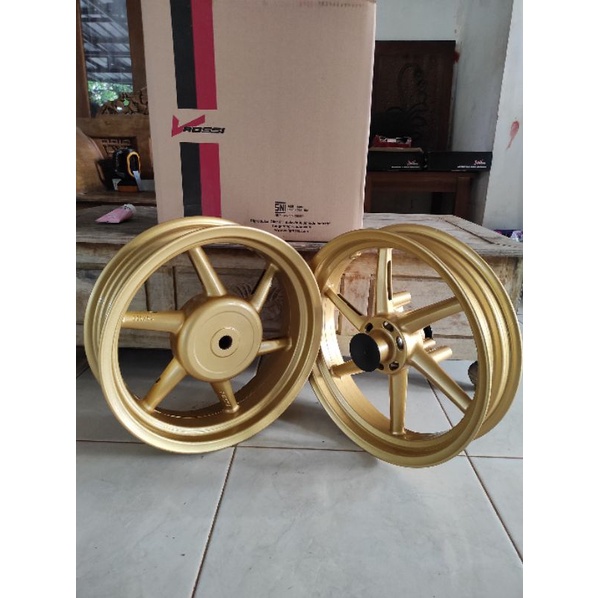 Velg Racing Aerox Rc Sanca Gold Ring 14 Model Rcb