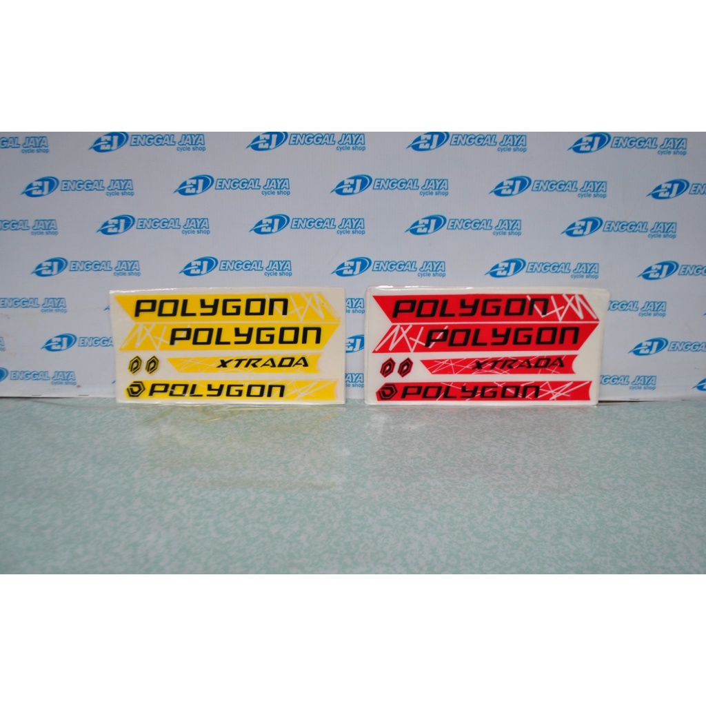 Decal Sticker Stiker Sepeda Polygon Xtrada MTB Hybrid Roadbike Balap Jadul BMX Mini Anak Jengki Mini