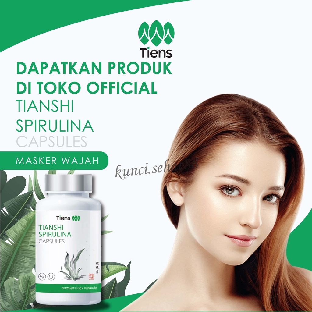 Masker Wajah Jerawat Spirulina Tiens Asli / Masker Payudara Perfect Breast Mask