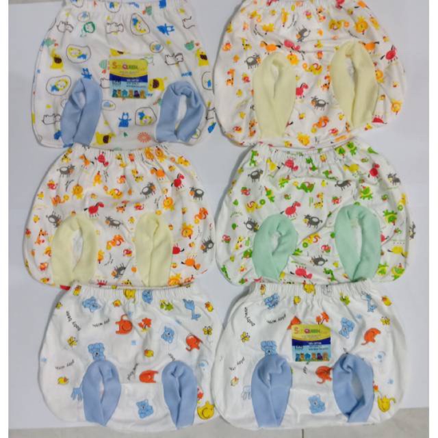 Celana pop baby Motif (SNI) merek shaqueen 6pcs