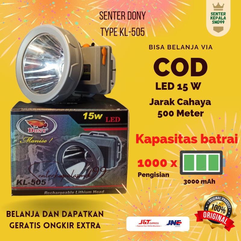 Dony Senter Kepala type KL-505 | 15W