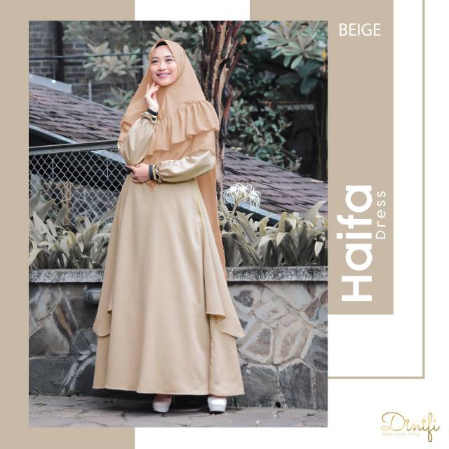 GAMIS HAIFA DRESS HAIFA DEWASA