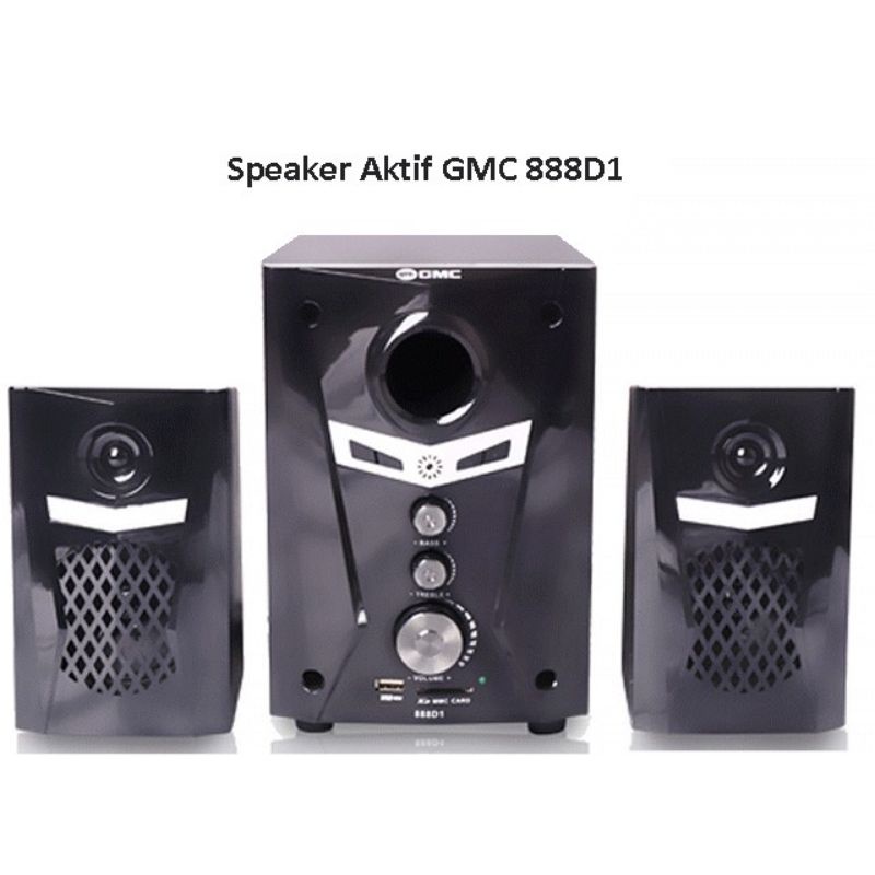 Speaker Bluetooth Salon Aktif GMC 888 D1 BT FULL X-BASS