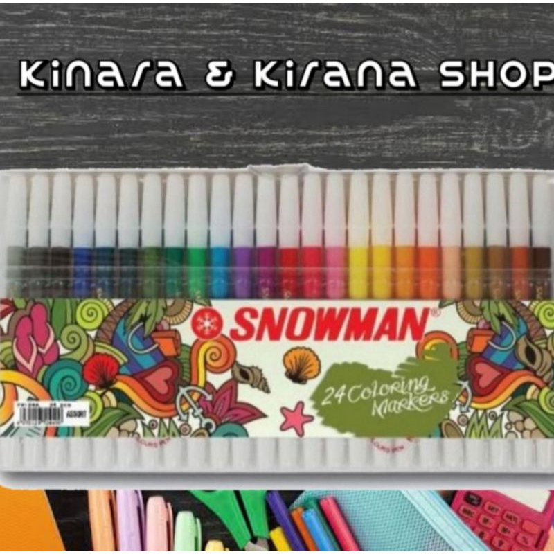 

Spidol Snowman 24 Warna