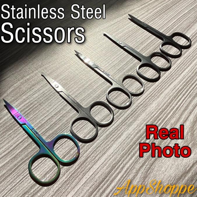 

Cuci Gudang Awal Tahun Gunting Kumis Scissors Stainless Steel Nose Ear Trimming Multi-Purpose Cuci Gudang Awal Tahun