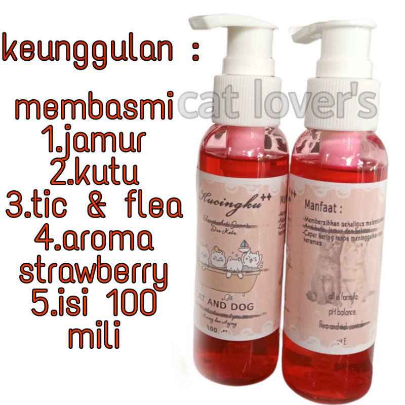 sampo kucing anti kutu jamur dan bulu rontok shampo kucing pelebat bulu rontok anti jamur dan kutu