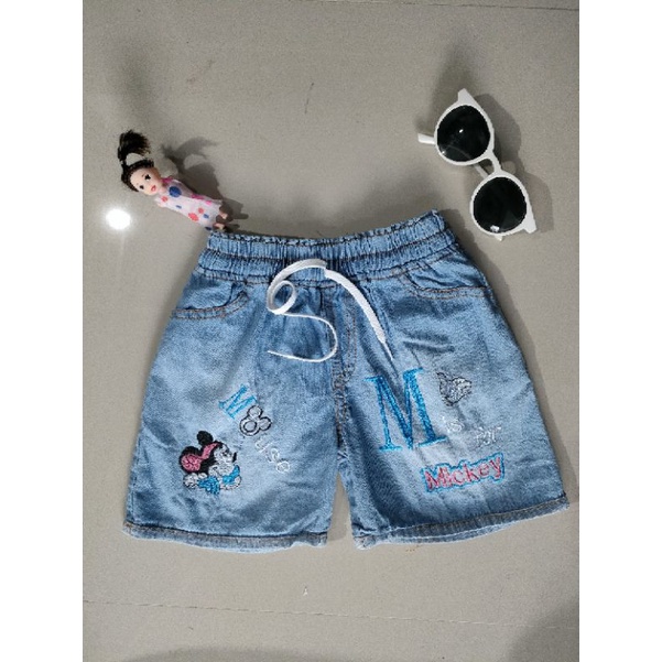 Hotpants jeans anak/celana pendek anak perempuan jeans