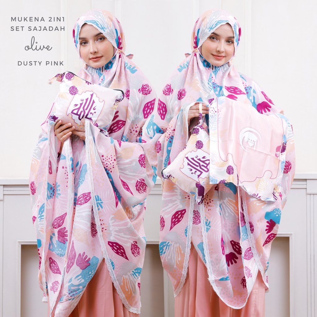 Mukena 2in1 Set Sajadah Olive
