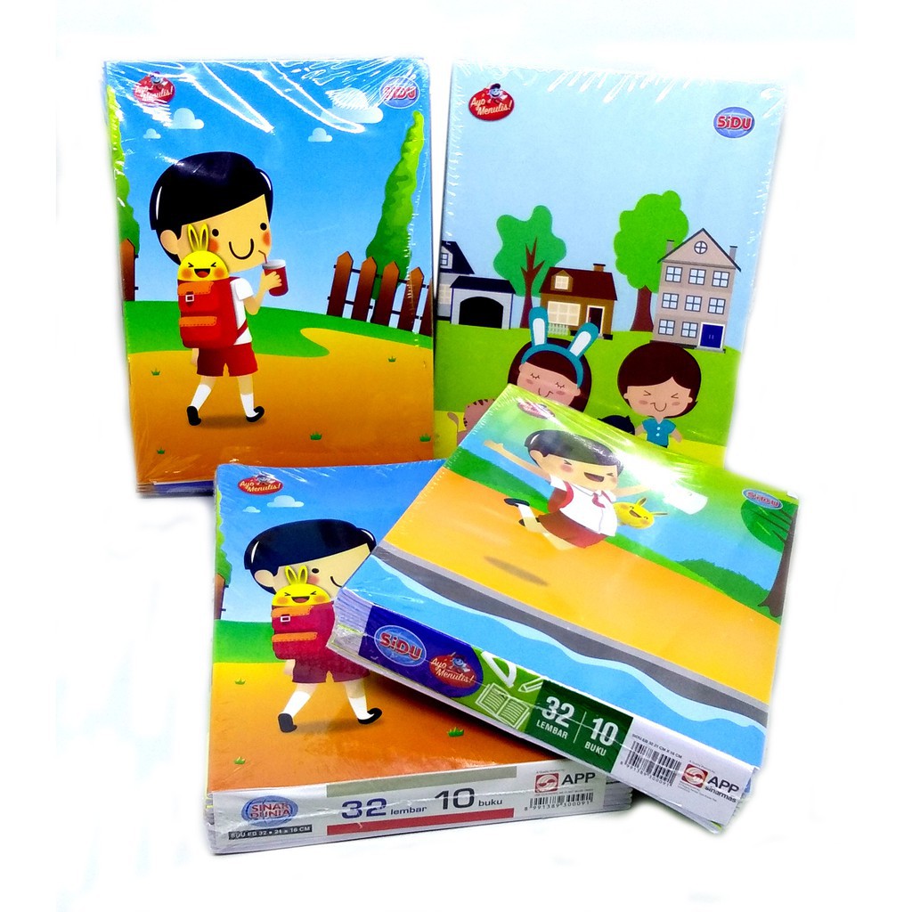 

Buku Tulis SIDU 32/lembar sinar dunia