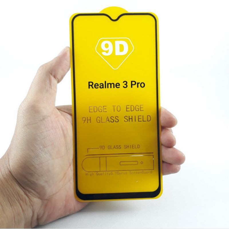 Realme 3 Pro Tempered Glass Full Layar Anti Gores Kaca