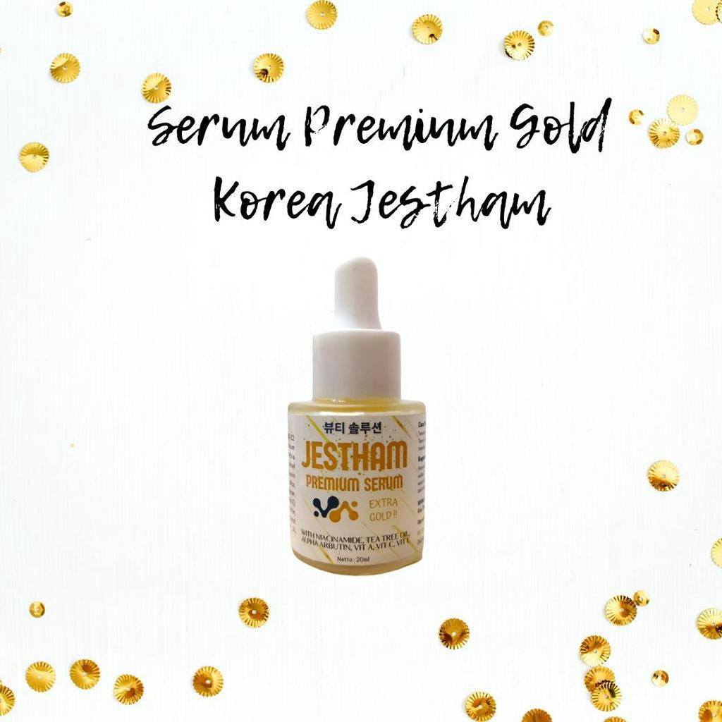 Ready Jestham Serum Premium Gold Original Bpom Korea Jestham Glow Cerah Dalam Tiga Hari