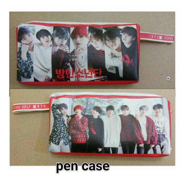 

tempat pensil pen case kpop bts exo ikon blackpink nct stray kids