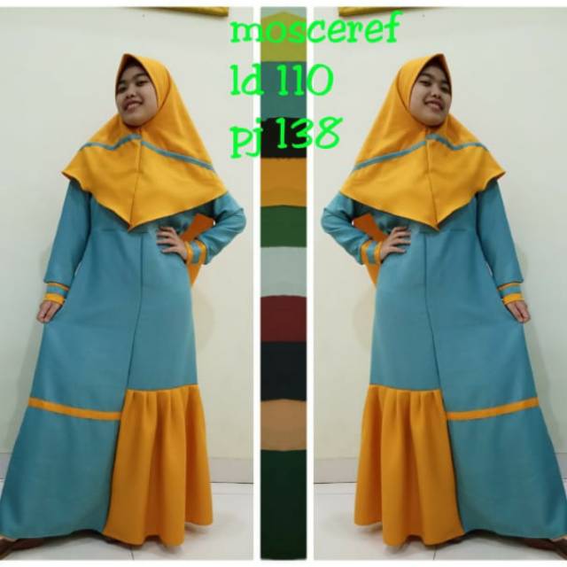 Baju gamis muslim sar'i