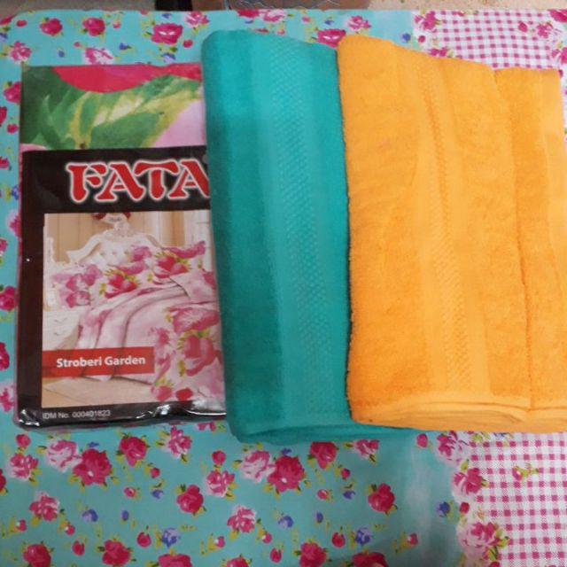 Bed Cover Flat Fata Signature Minimalis Edition / Bedcover Set / Bedcover Fata / Uk. 180x200