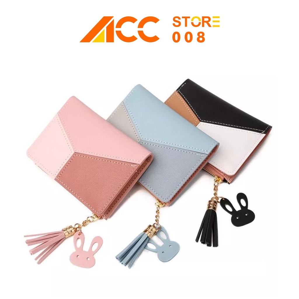 DOMPET LIPAT WANITA DOMPET KULIT KOREAN  BS13 FASHION WOMEN WALLET MINI KOIN DOMPET KARTU WANITA ACC