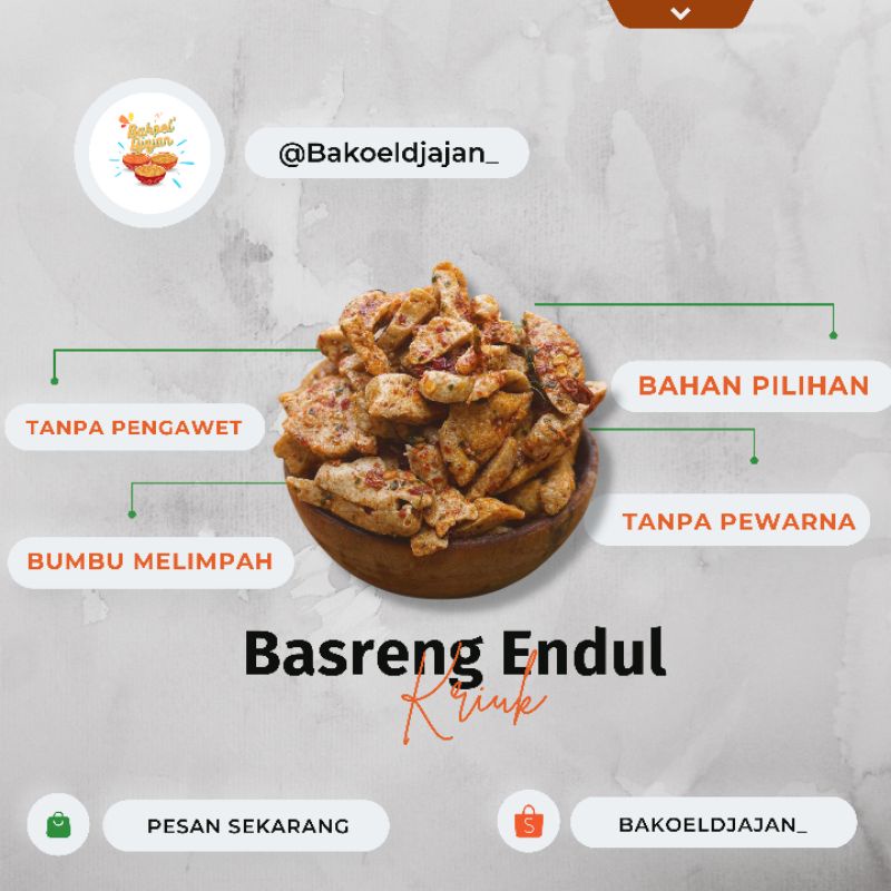 

(100 GR) BASRENG | BAKSO GORENG STICK PEDAS DAUN JERUK BY BAKOEL DJAJAN