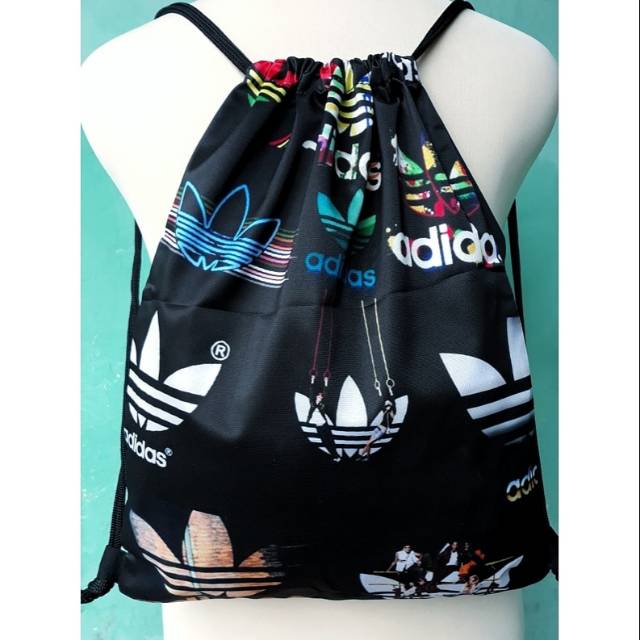 Tas Serut Gymsack String Bag Tas Futsal Sepakbola Tas Adidas AD003