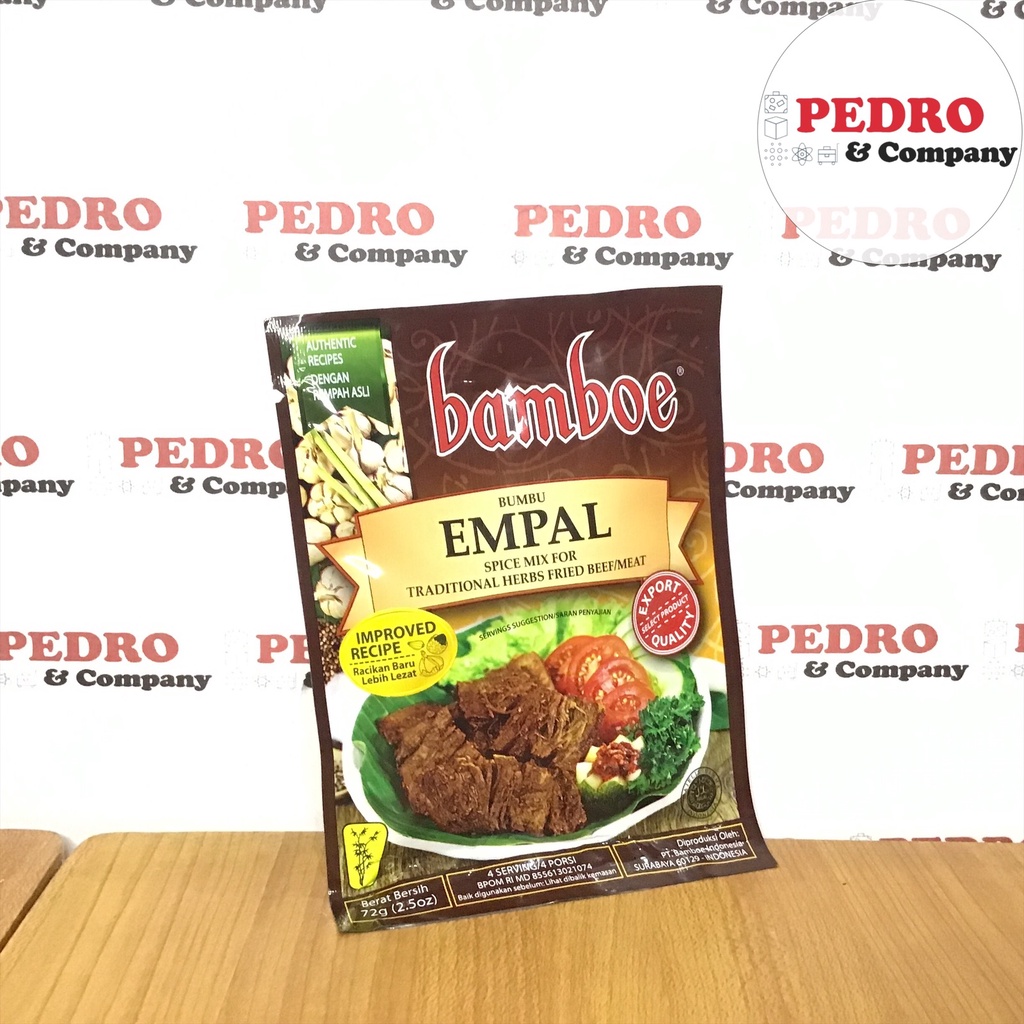 

Bamboe bambu empal 50 gram - indonesian instant meat spice mix