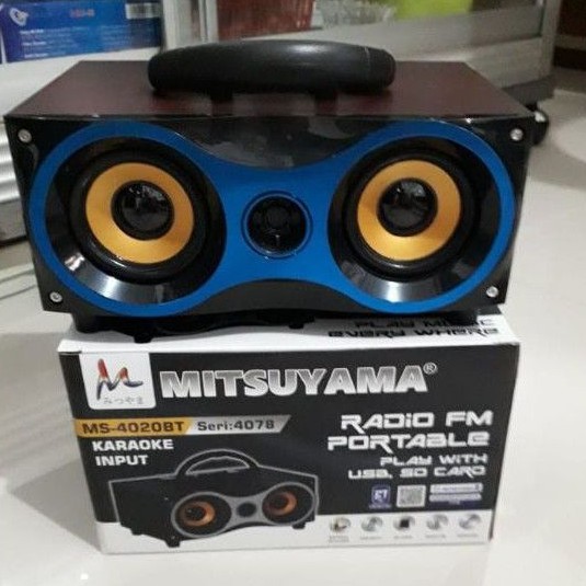 Musik Bok Spiker Blutut Karoke Radio Portabel Speaker Bluetooth Music Box Karaoke Input