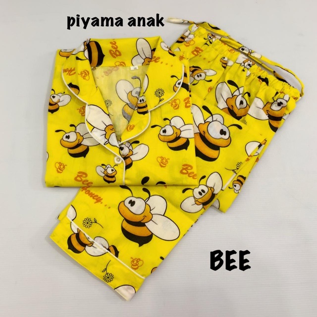 Piyama BEE bisa couple pasangan mom kids and family