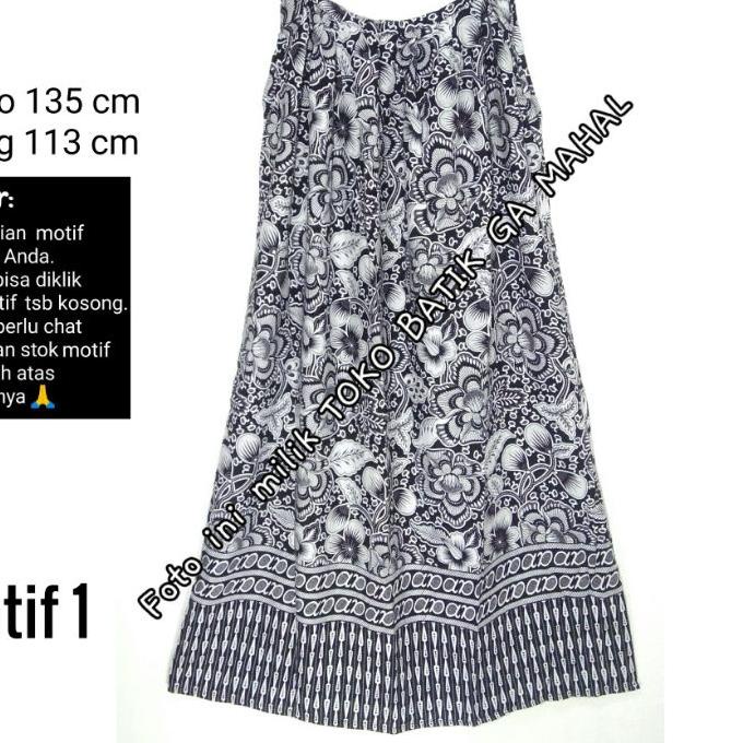 Daster batik jumbo tanpa lengan super adem, rayon tebal, berkualitas merk HAP