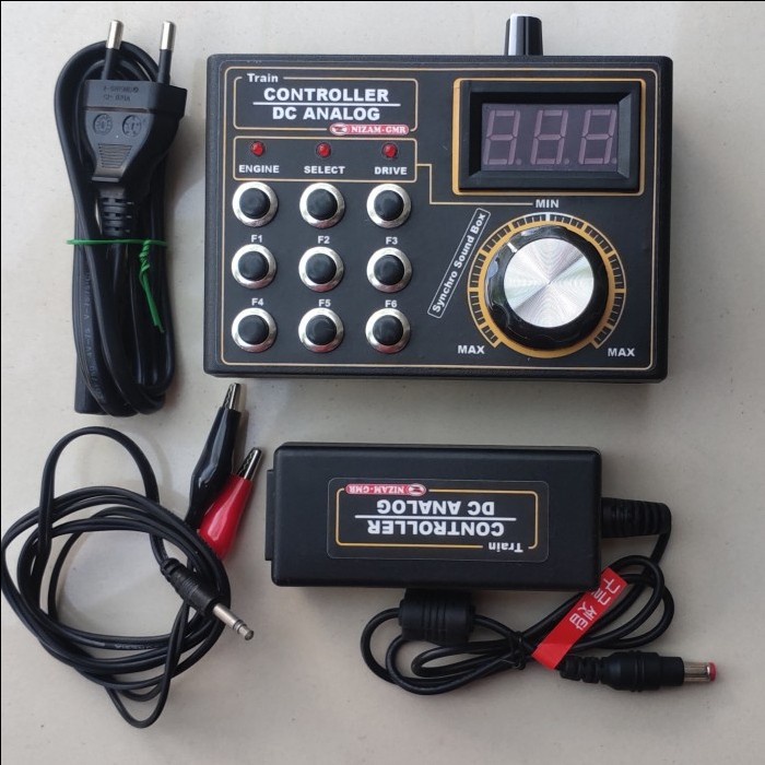 {firdausstore Controller Miniatur Kereta Api DC Analog dan SoundBox Suara Mesin
