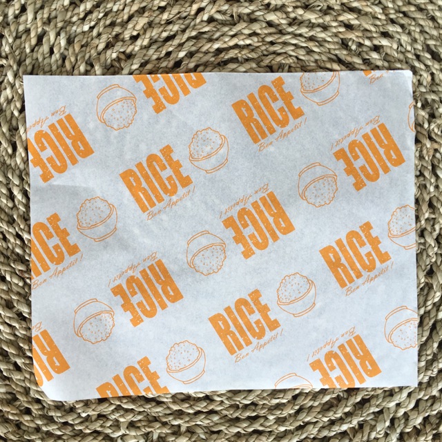 

Kertas nasi KFC 27x22 100 lembar 16.000