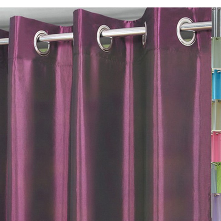 Gorden blackout warna solid dengan motif timbul/emboss