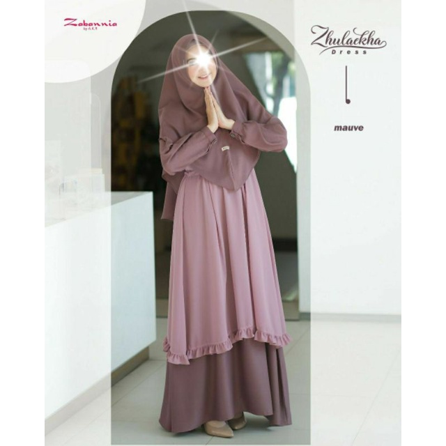 gamis set zulaikha by zabania