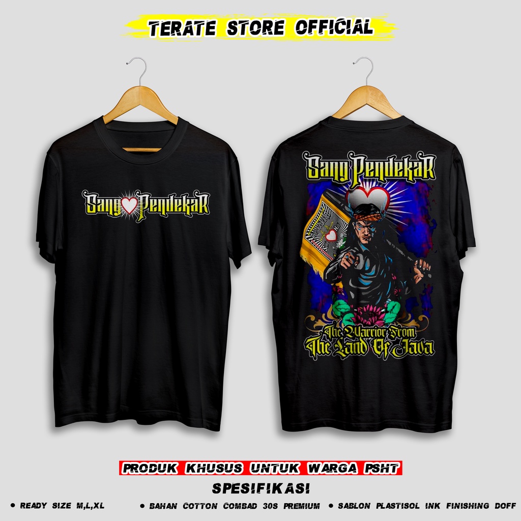 KAOS PSHT SANG PENDEKAR TERATE PENJAGA AJARAN (BERBAHAN DISTRO DAN BISA COD) TERATE STORE ID